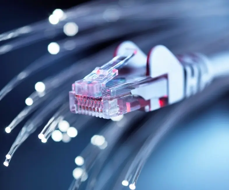 Fibre optique, réseau RJ45